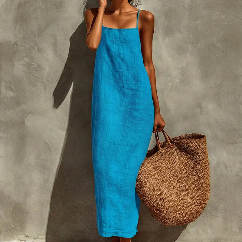Matilda |  Vestido liso casual para mujer