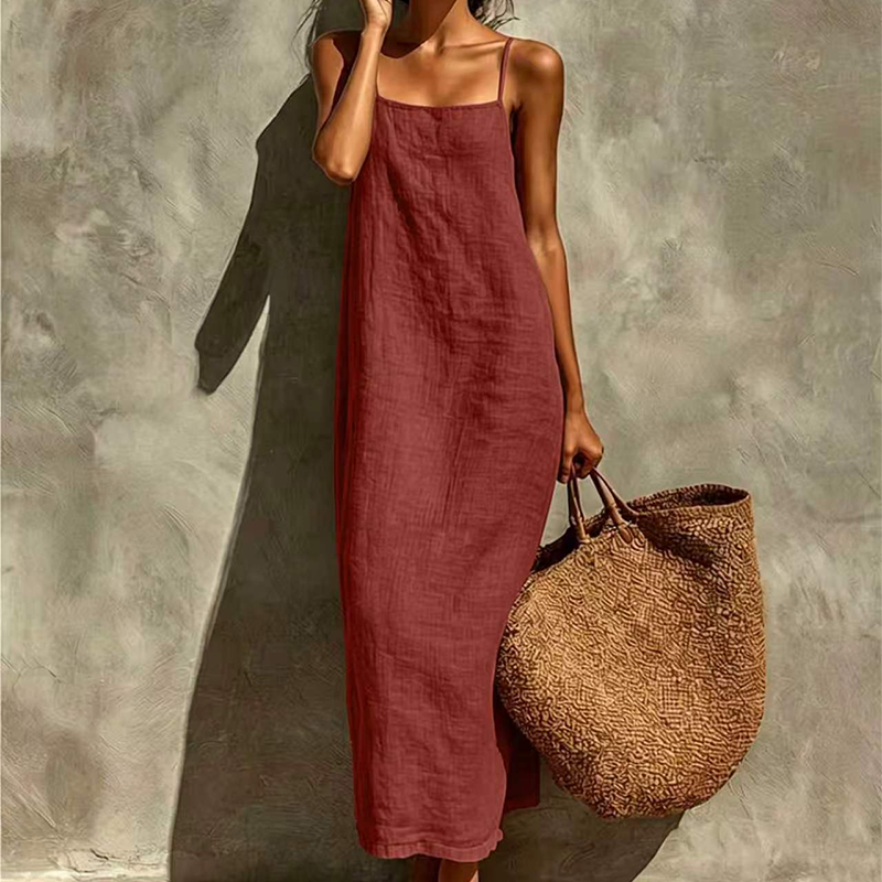 Matilda |  Vestido liso casual para mujer