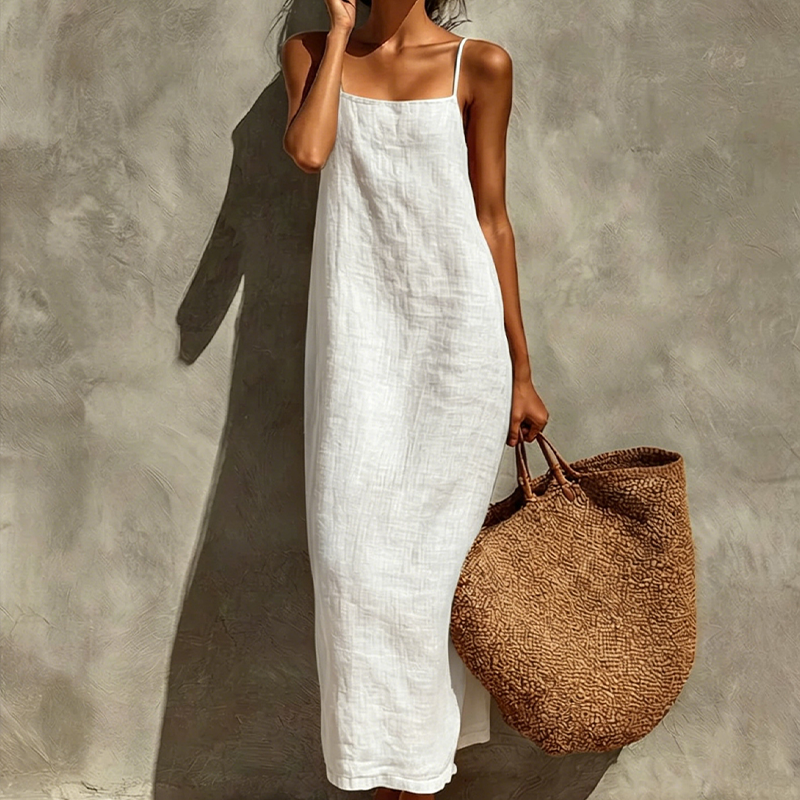 Matilda |  Vestido liso casual para mujer