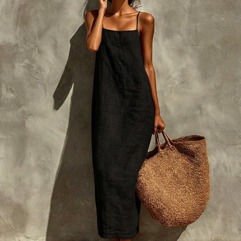 Matilda |  Vestido liso casual para mujer
