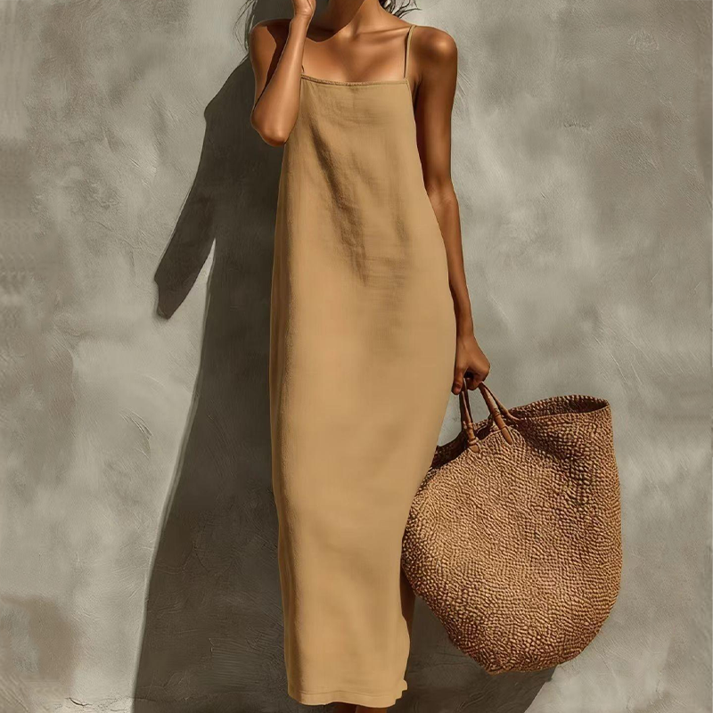 Matilda |  Vestido liso casual para mujer