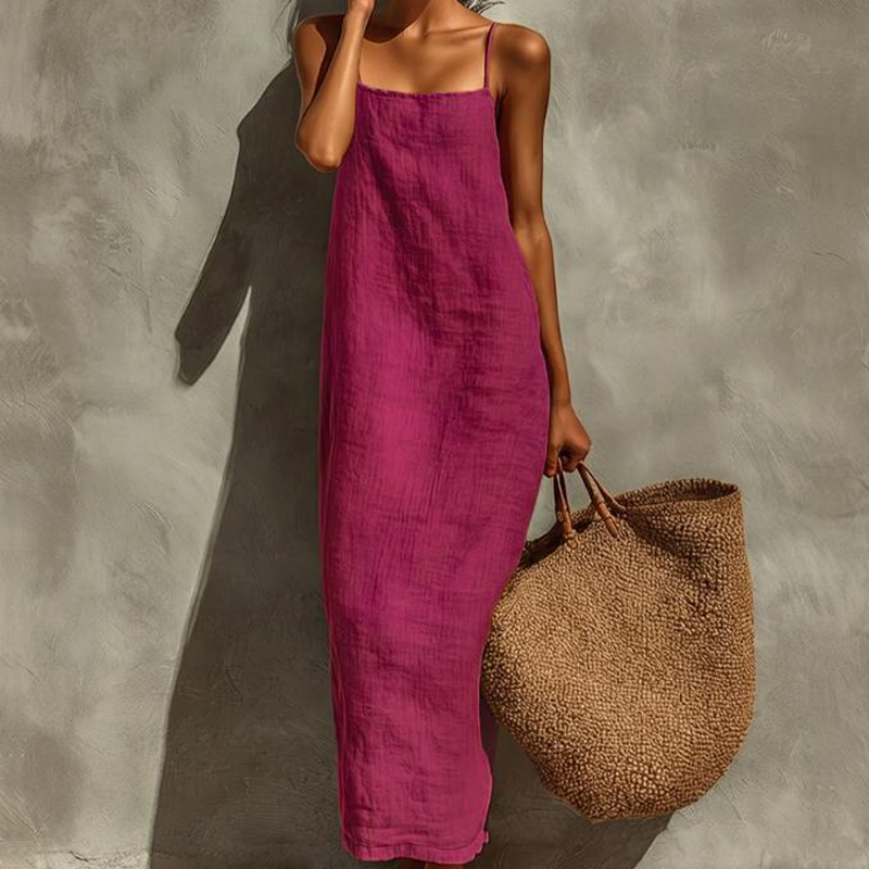 Matilda |  Vestido liso casual para mujer