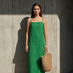 Matilda |  Vestido liso casual para mujer