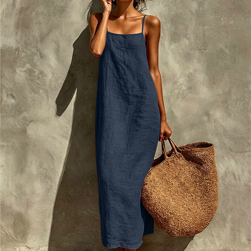 Matilda |  Vestido liso casual para mujer