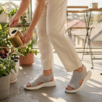 Luna | Sandalias con plataforma y malla ultra-transpirable