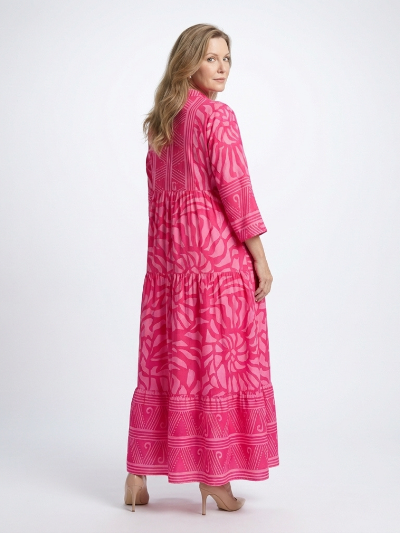 Marianne | Vestido midi con botones en la parte delantera