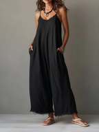 Rita | Mono minimalista de lino para mujer