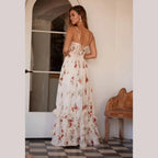 Sara | Vestido midi con estampado floral
